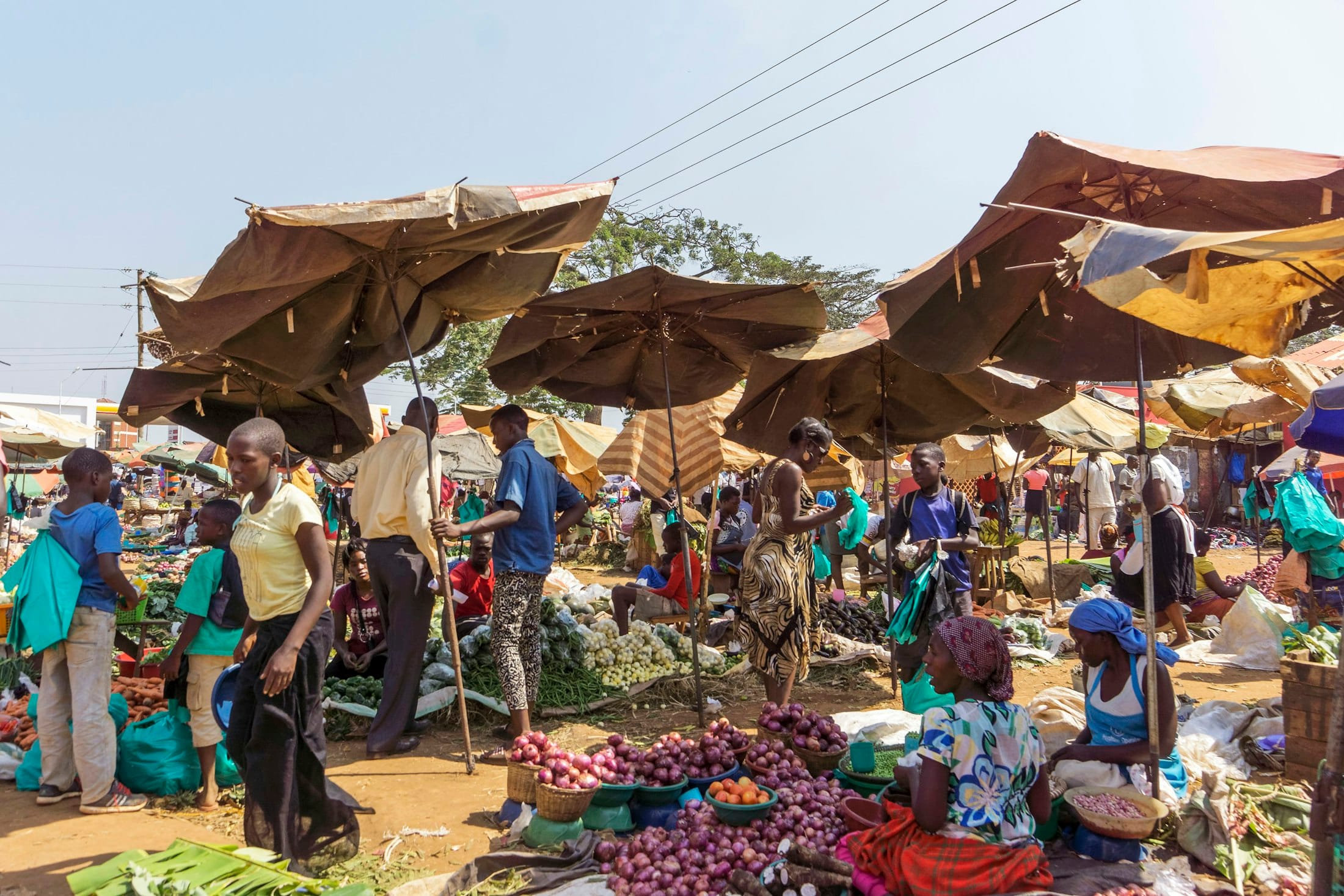 A West African market