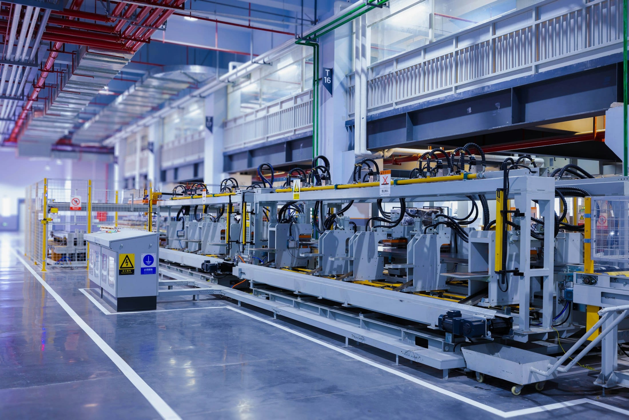 Process machinery in a European plant