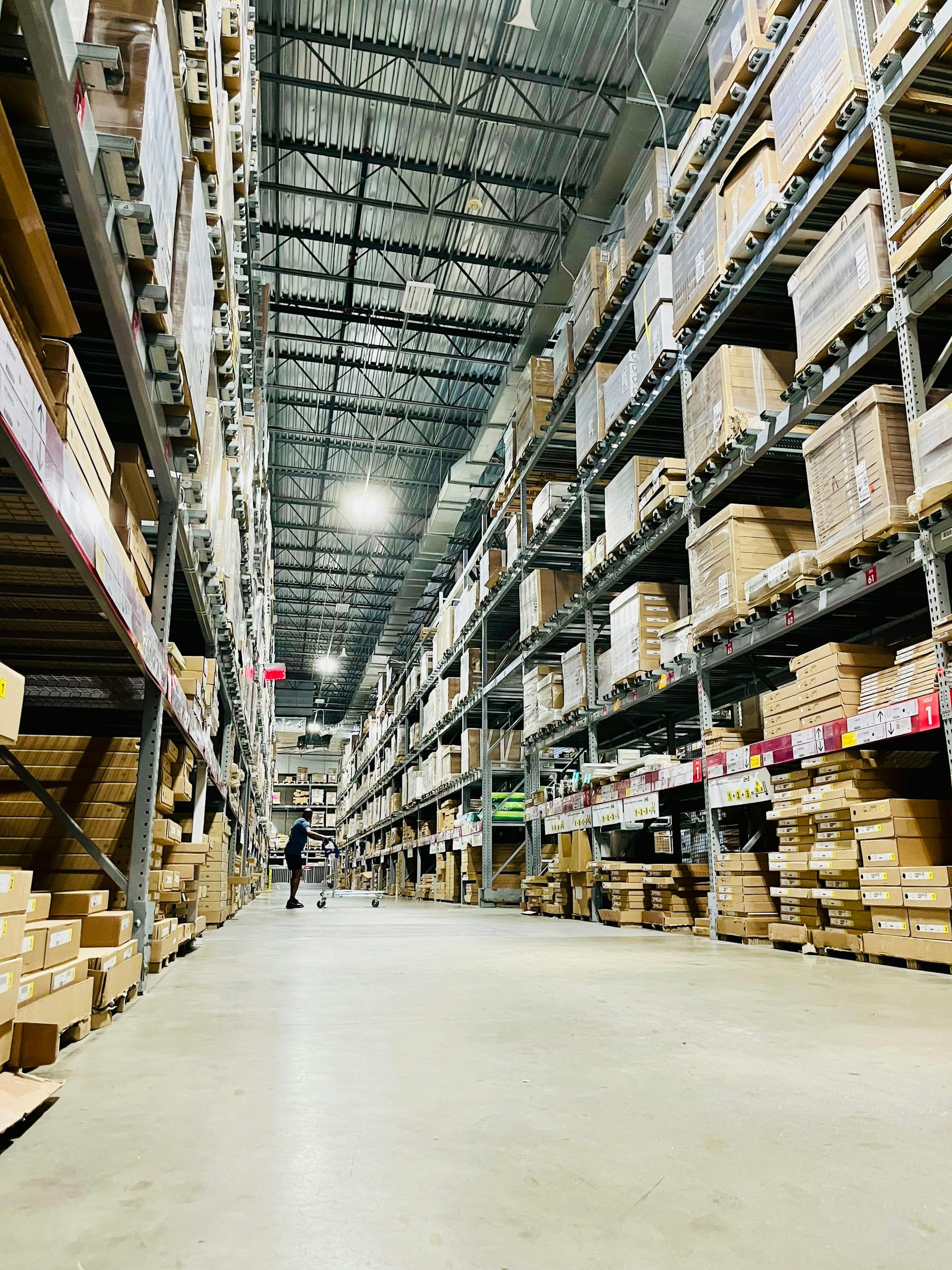 A European distribution warehouse